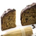 Artisan Sicilian Panettone with Chocolate, with coffee and ricotta - Nuova Dolceria pastry shop