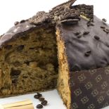 Artisan Sicilian Panettone with Chocolate, with coffee and ricotta - Nuova Dolceria pastry shop