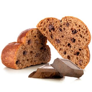 Brioche col Tuppo al Cioccolato - Con impasto al cacao e gocce di cioccolato
