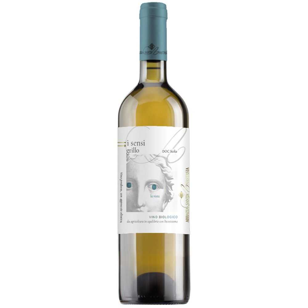Vino Bianco BIO Abbazia Santa Anastasia - Grillo 2022 Sicilia DOC Vino Bianco BIO Abbazia Santa Anastasia - Grillo 2022 Sicilia DOC