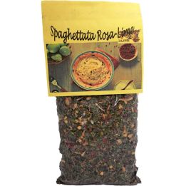 Condipasta Spaghettata with Pink Pepper and Lime, dry condiment for pasta