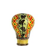 Hot air balloon decorated and hand painted in Caltagirone ceramic measuring 10 cm Hot air balloon decorated and hand painted in Caltagirone ceramic measuring 10 cm