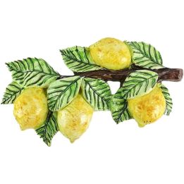 Lemons to hang in real Caltagirone ceramic measuring 30 cm