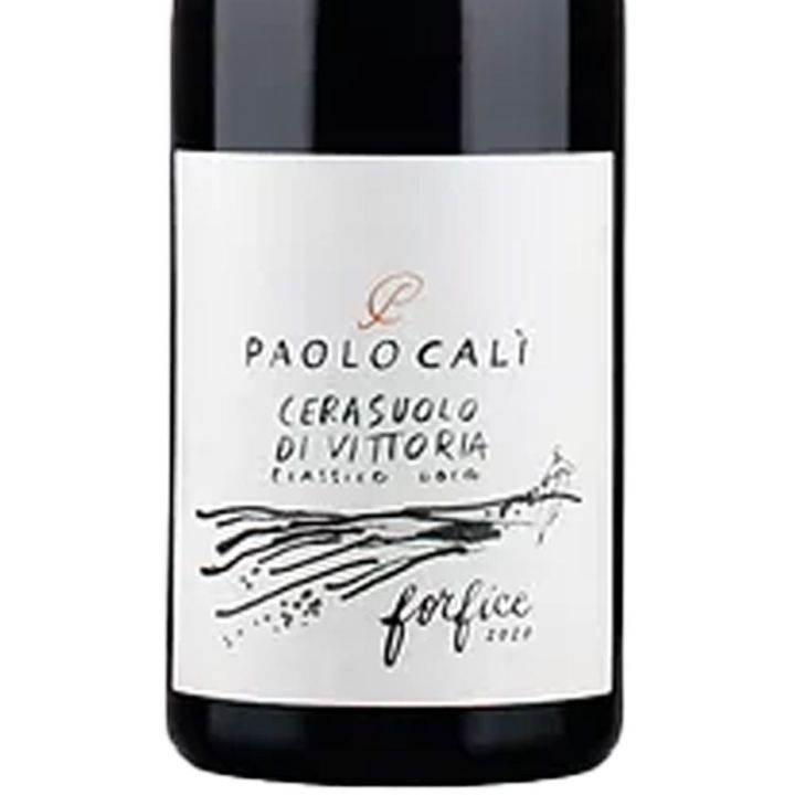 Forfice Cerasuolo di Vittoria Riserva from the Paolo Calì winery, the only DOCG in Sicily