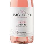 Zahri elegant rosé wine from Baglio oro certified Terre Siciliane IGT.