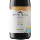 Organic white wine from 100% Grillo grapes, Costallegra "sea wines" Baglio Oro