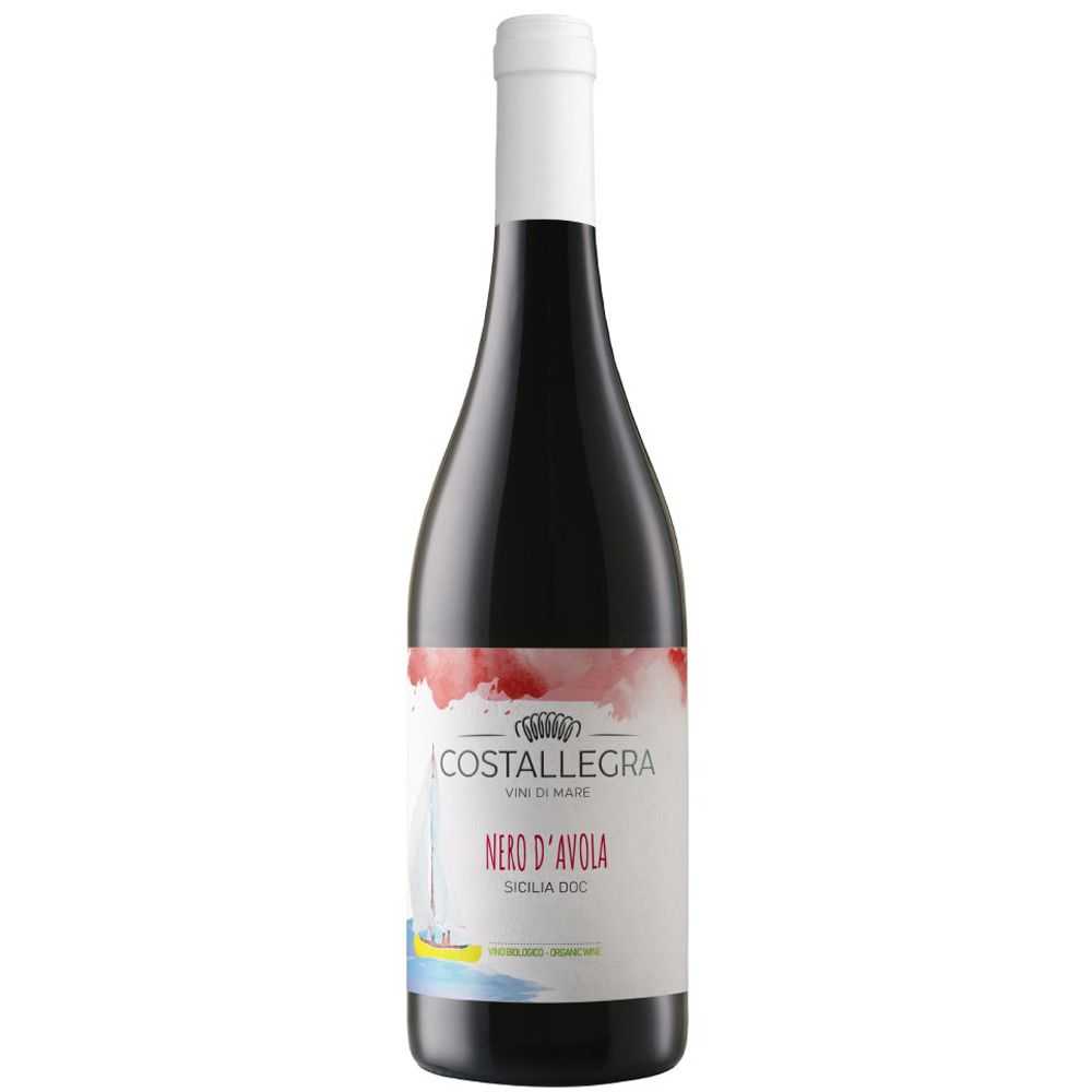 Nero d'Avola biologico in purezza, Costallegra "vini di mare" Baglio Oro