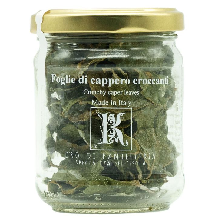 Foglie di Capperi di Pantelleria croccanti -  Vasetto da 10 grammi