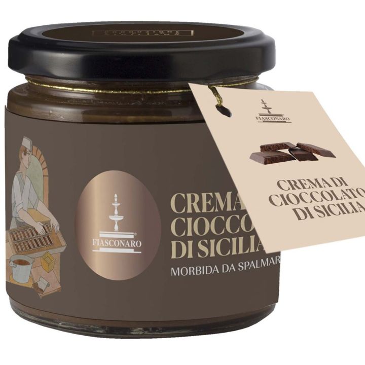 Sicilian Chocolate Spreadable Cream - Nero Sublime by Fiasconaro