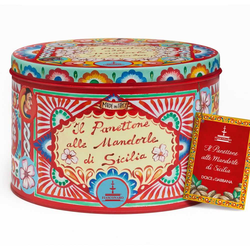 Panettone alle Mandorle di Sicilia Fiasconaro firmato Dolce&Gabbana Panettone alle Mandorle di Sicilia Fiasconaro firmato Dolce&Gabbana