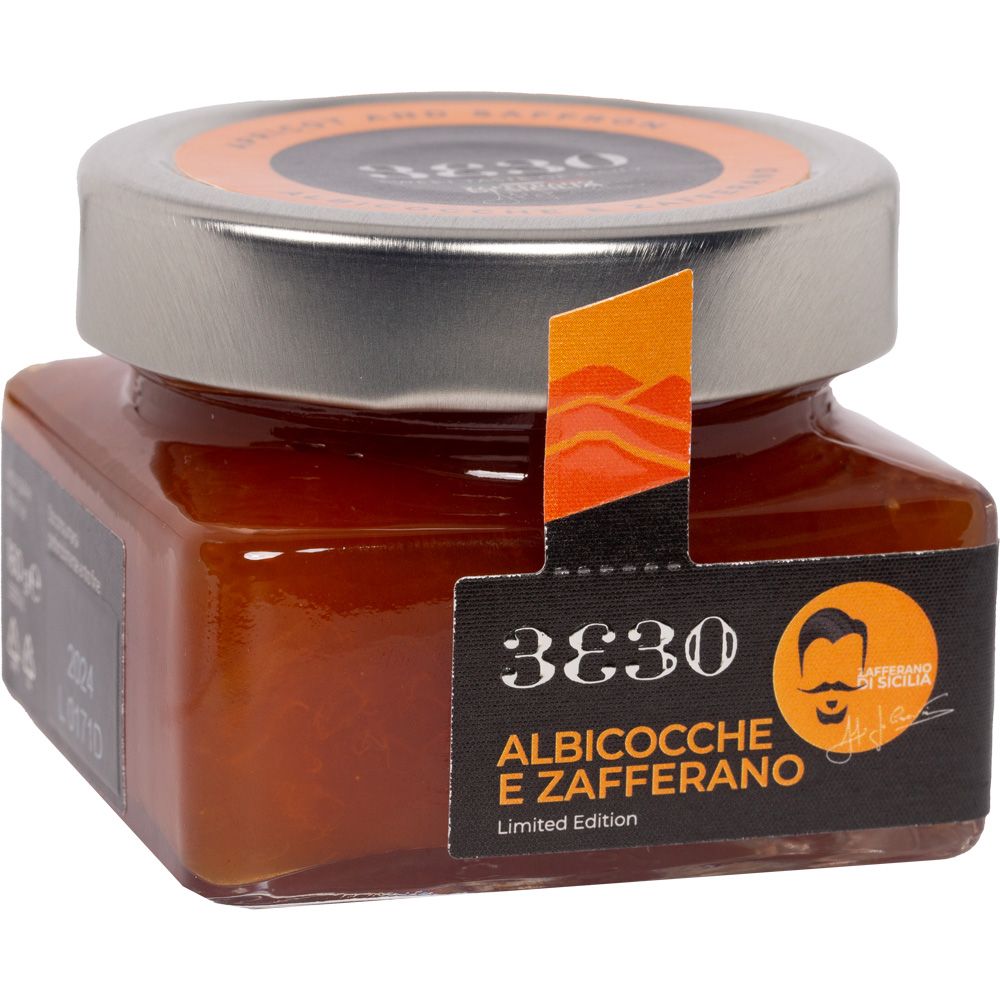 Marmalade of Apricot and Neromonte Saffron 3330 in Limited Edition