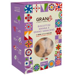 Tumminello artisanal biscuits with manna and buckwheat