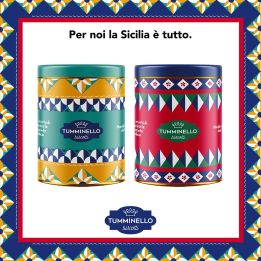 Soft Sicilian Cantucci, Tumminello biscuits in Limited Edition decorated tin
