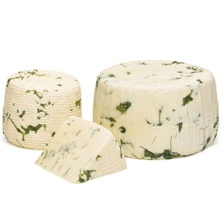 Primo Sale Canestrato cheese enriched with rocket