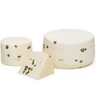 Primo Sale Canestrato cheese enriched with capers
