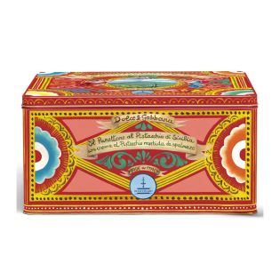 Panettone with Sicilian Pistachio in an elegant tin By D&G. - 600 g