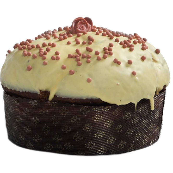 Panettone Fiasconaro with the essence of rose petals and prickly pears 1kg