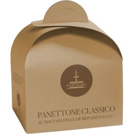 Panettone tradizionale siciliano aromatizzato alla Malvasia delle Lipari Doc