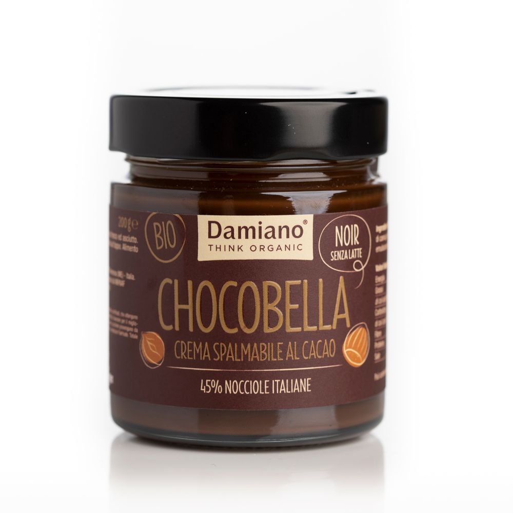Chocobella Noir- Organic Cocoa and Hazelnut Cream Chocobella Noir- Organic Cocoa and Hazelnut Cream