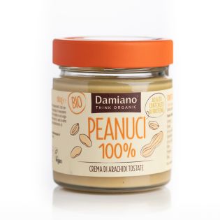 PEANUCI - Roasted Organic Peanuts Cream Damiano - 180 g
