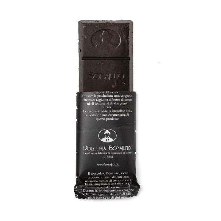 Barretta di Cioccolato Fondente al Limone Verdello