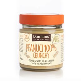 Organic Crunchy Roasted Peanut Cream - Damiano Organic