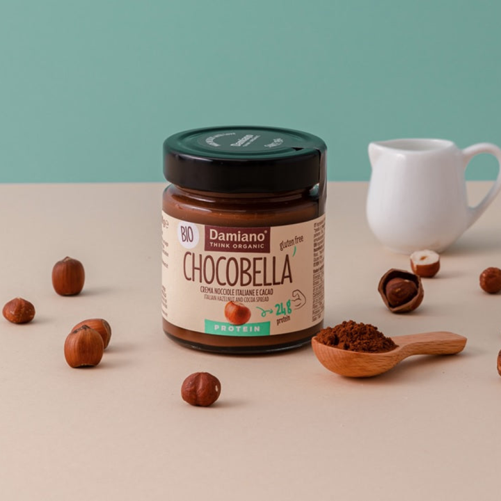 nuova chocobella crema di nocciole proteica