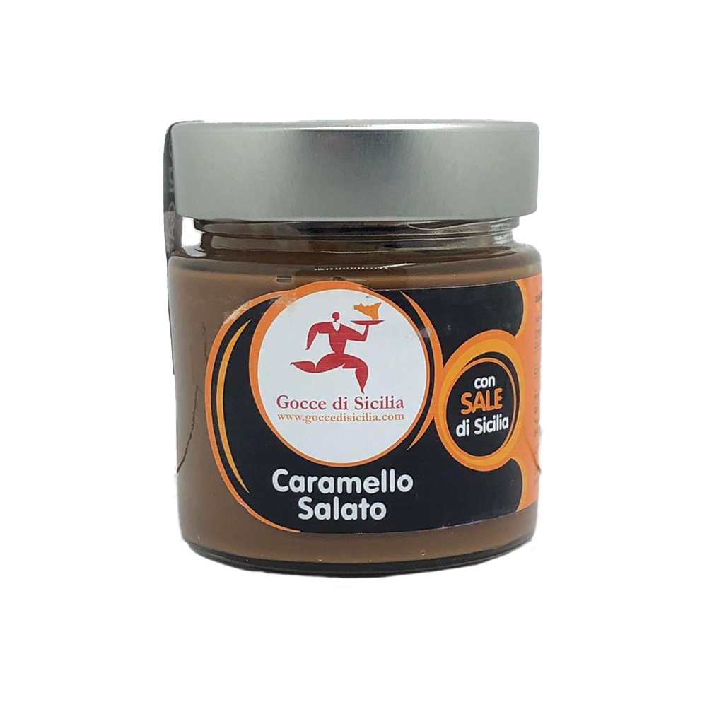 Crema dolce spalmabile al Caramello Salato da 200 grammi
