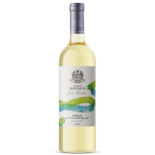 Vino bianco siciliano da uve Grillo e Sauvignon Blanc, Acquerello di Barone Montalto