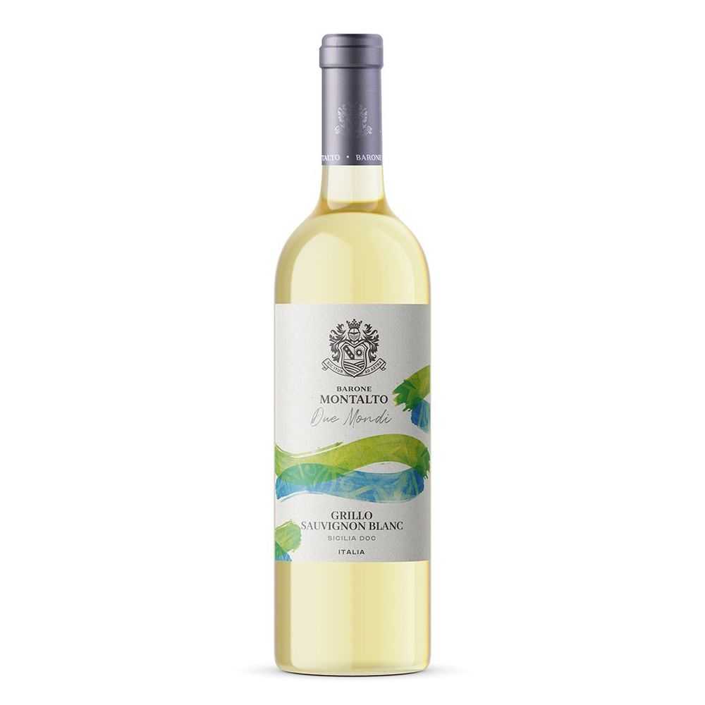 Grillo and Sauvignon Blanc Acquerello 2023 from the Barone Montalto winery Grillo and Sauvignon Blanc Acquerello 2023 from the Barone Montalto winery