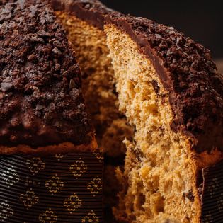 Artisanal panettone with Modica IGP chocolate - Antica Dolceria Rizza
