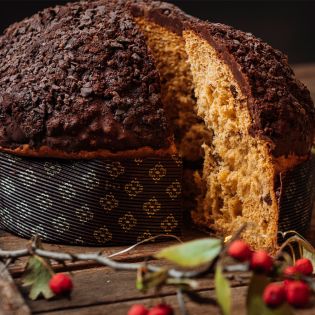 Artisanal panettone with Modica IGP chocolate - Antica Dolceria Rizza