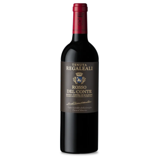 Red wine of the Conte DOC 2018 - Tasca d'Almerita winery