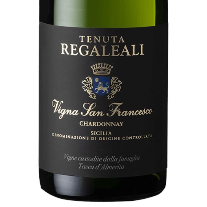 etichetta del Vigna San Francesco Chardonnay