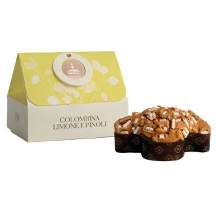 Colombina artigianale Fiasconaro Limone e Pinoli da 100 grammi