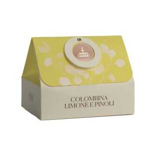Colombina artigianale Fiasconaro Limone e Pinoli da 100 grammi