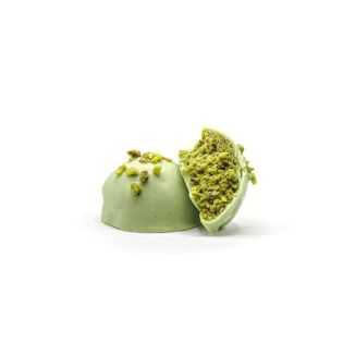 Handcrafted Cyclops Kisses with a soft Pistachio heart