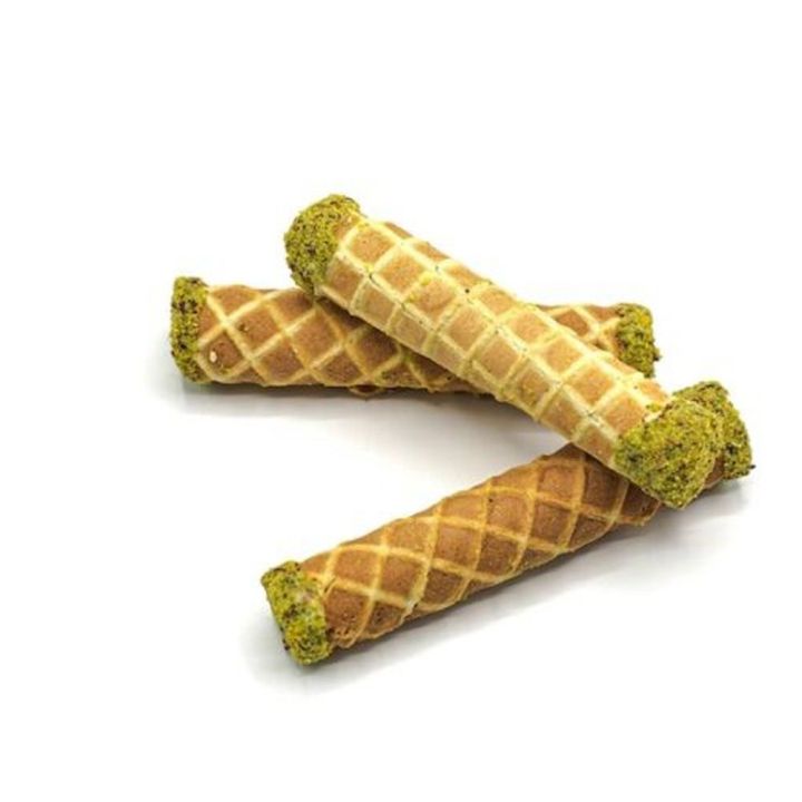 Mini Roll artigianali croccanti fuori e con il cuore morbido di Pistacchio dentro