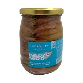 Mediterranean Anchovy fillets in Olive oil - 580 grams