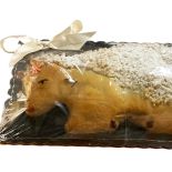 Artisan Easter lamb made with typical Sicilian almond paste
