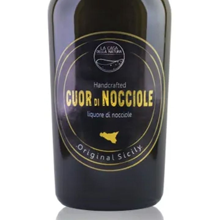 Cuor di Nocciole a Sicilian liqueur that comes from Nebrodi hazelnuts