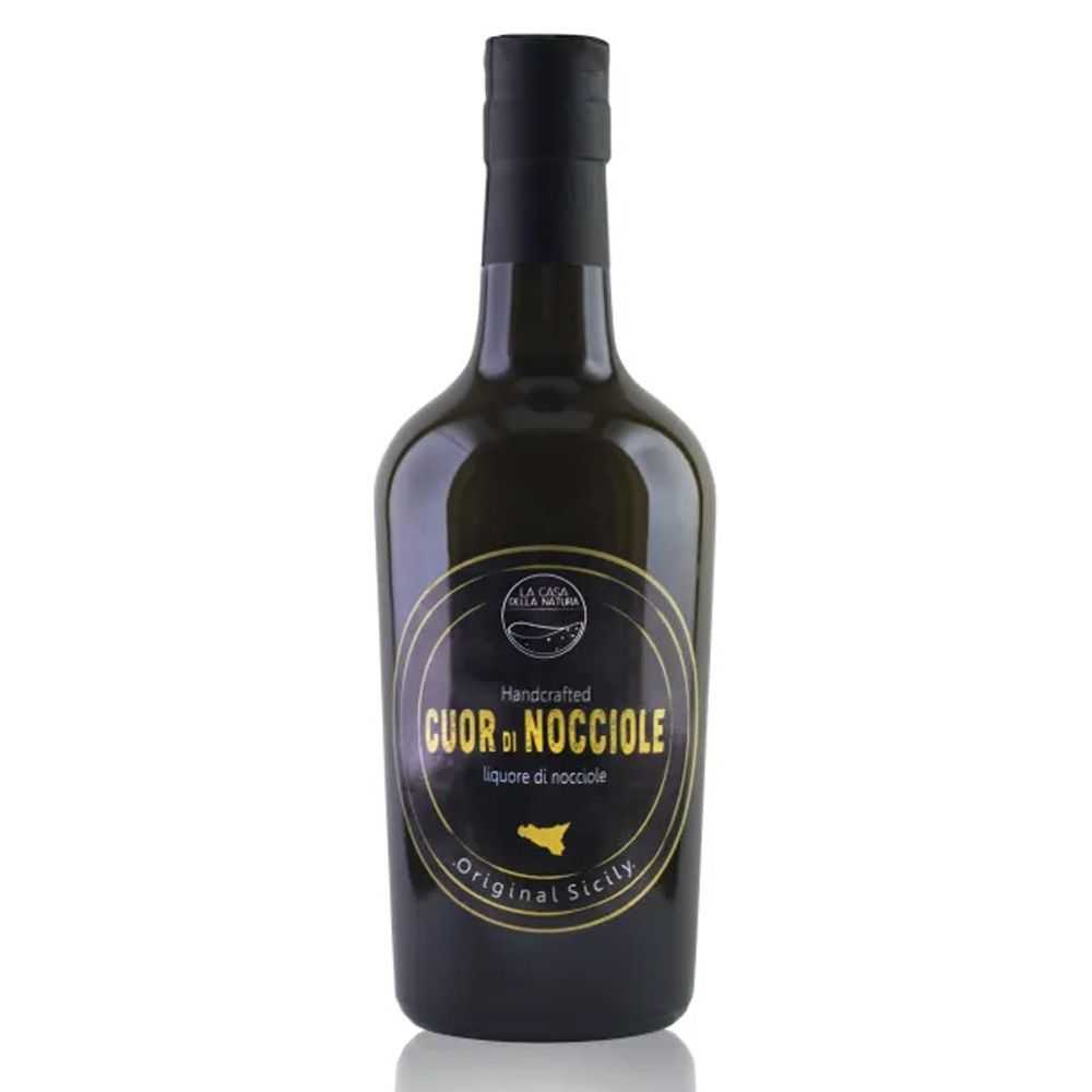 Cuor di Nocciole a Sicilian liqueur that comes from Nebrodi hazelnuts Cuor di Nocciole a Sicilian liqueur that comes from Nebrodi hazelnuts