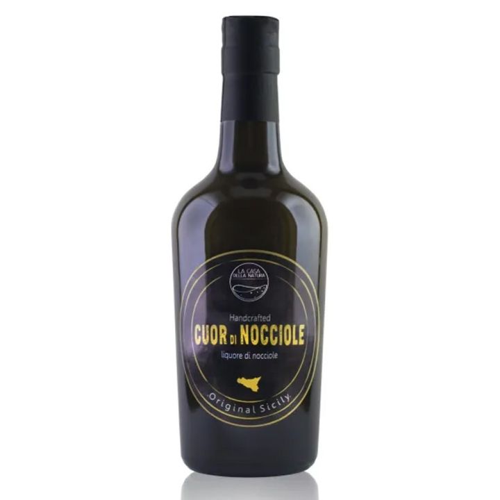 Cuor di Nocciole a Sicilian liqueur that comes from Nebrodi hazelnuts