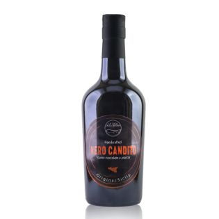 Nero Candito Sicilian Liqueur with Chocolate and Orange - La Casa della Natura