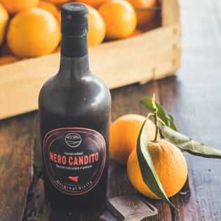Nero Candito il liquore siciliano con arance e Cioccolato