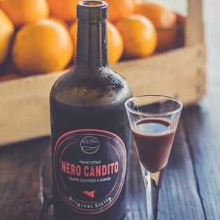 Nero Candito the Sicilian liqueur with oranges and chocolate