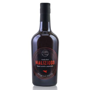 Malizioso Sicilian Liqueur with Cinnamon and Chili - La Casa della Natura