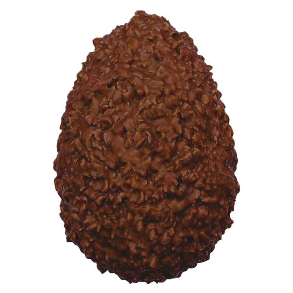 Homemade almond dark chocolate egg 400 grams with surprise Homemade almond dark chocolate egg 400 grams with surprise