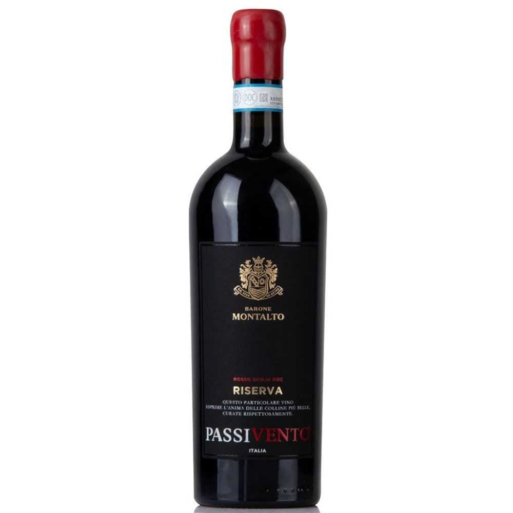 Passivento Riserva vino rosso siciliano della cantina Barone Montalto Passivento Riserva vino rosso siciliano della cantina Barone Montalto