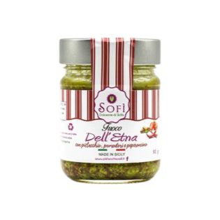 Etna Fire Pesto, with Pistachios, Dried Tomatoes and Chilli - Sofi